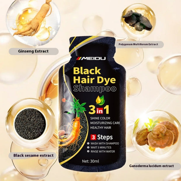 Black Mild Plant Bubble Beauty Hair Dye