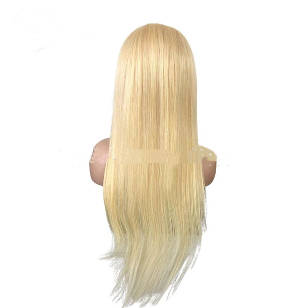 Real Wig 613 Straight Frontal Lace 13X4 Head Cover Lace Frontal Wig