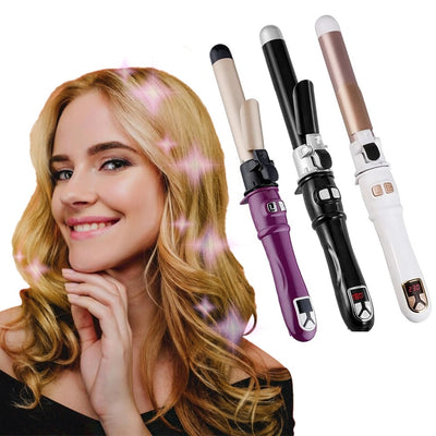 Otating Curling Iron Curling Wand Automatic Hair Curler 30s Instant Heat Auto Hair Waver Hair Styling Irons