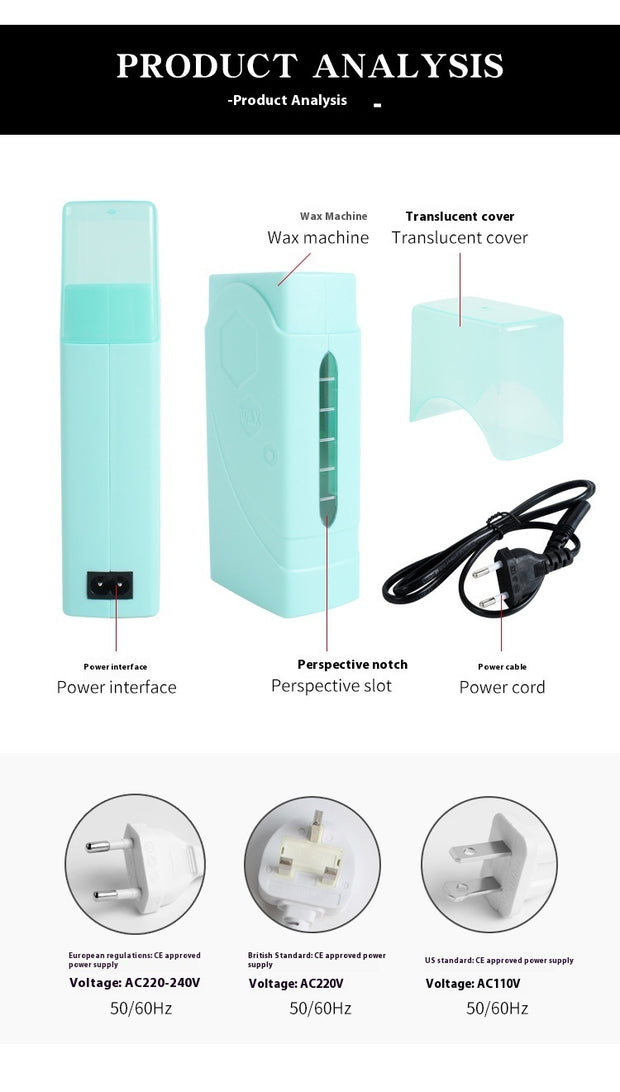 Roller Wax Single Hair Removal Hot Wax Machine