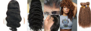 kinky curly wave human hair