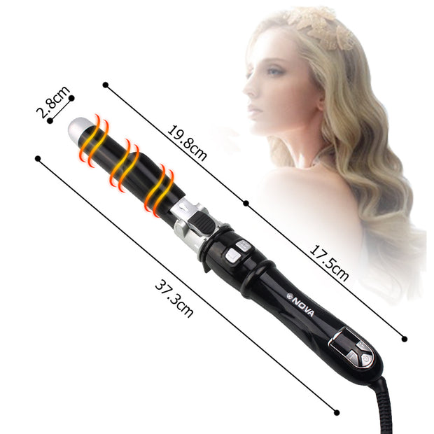 Otating Curling Iron Curling Wand Automatic Hair Curler 30s Instant Heat Auto Hair Waver Hair Styling Irons