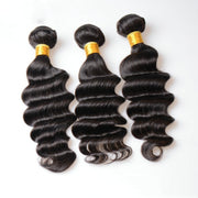 Peruvian Remy Human Hair Weft Loose Deep