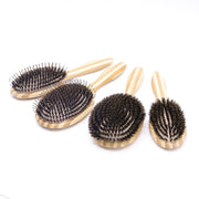 Wild Boar Bristle Hair Brush Cleaning Brush Airbag Straight Hair