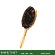 Wild Boar Bristle Hair Brush Cleaning Brush Airbag Straight Hair